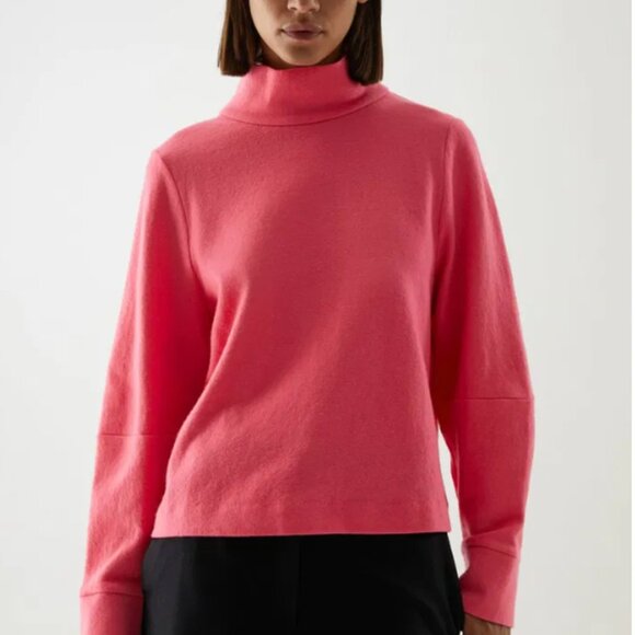 COS Merino Wool / Organic Cotton Funnel Neck Sweater - Picture 8 of 8